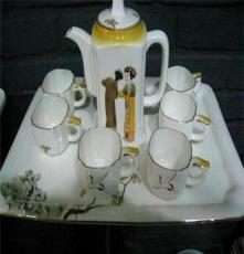 厂家直销茶具，经典手绘博纳骨质瓷茶具，是商务馈赠的最好选择