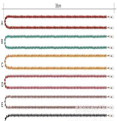 彩色纺钻石形状玻璃珠8924眼镜链、珠链，款式新颖，价格从优!