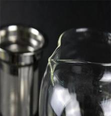 金鼎400ml耐高温玻璃茶壶，养生壶，花茶壶,不锈钢茶漏茶具