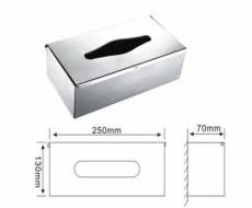 餐子上用长方形面巾纸盒、长抽纸箱304不锈钢厂家直销包邮