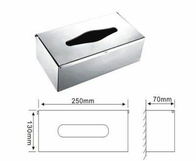 餐子上用长方形面巾纸盒、长抽纸箱304不锈钢厂家直销包邮