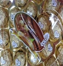 食品厂家直供金稻谷8粒装心形盒100克巧克力七夕节礼物