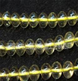 天然水晶批发 天然黄水晶半成品14mm散珠 DIY饰品 可做手链项链