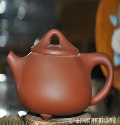 润茗茶具批发 功夫茶具 紫砂壶 爱君石瓢壶320cc 润茗茶具