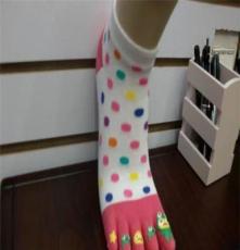 创意卡通五指袜 女士纯棉五趾袜子 可爱女袜