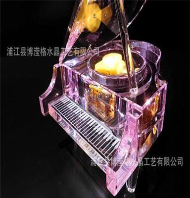 博滢格 粉色18音水晶音乐钢琴 传递祝福爱意的精美礼品