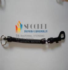 广东弹簧绳工厂直销高品质弹力拉伸钥匙链 饰品弹簧 鳄鱼夹弹簧