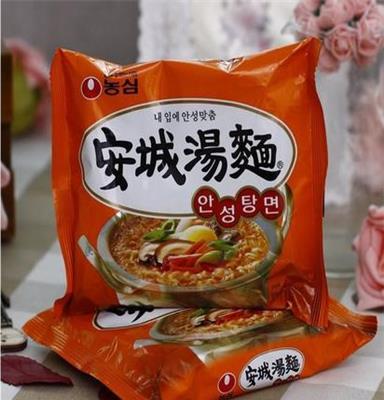 韩国进口休闲食品 农心方便面 安城汤面 125g/袋