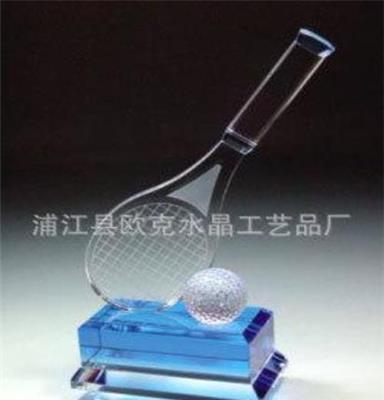 [2012年台球新款]彩色水晶台球礼品，水晶台球纪念品等运动产品