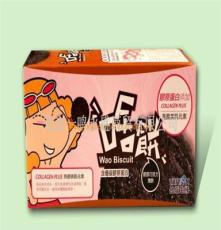 台湾食品批发 特色啥饼 胶原巧克力苏打薄饼 盒装进口食品