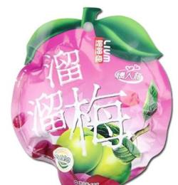 休閑食品 蜜餞 溜溜情人梅 一包60g 一箱48包 一箱5.8斤