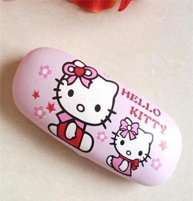 hello kitty眼镜盒 卡通眼镜盒 凯蒂猫眼镜盒 KT眼镜盒