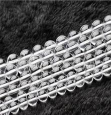天然水晶 水晶批发 纯天然白水晶半成品12mm 可做手链项链 饰品