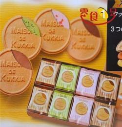 日本礼盒* 千朋 曲奇饼干4种口味夹心 薄饼40枚入 403g\1290