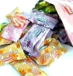 韩国进口食品 国际四味水果糖 糖果 一箱20袋