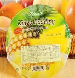 进口食品/马来西亚可康芒果味果冻420g（整箱12盒）/果冻/布丁
