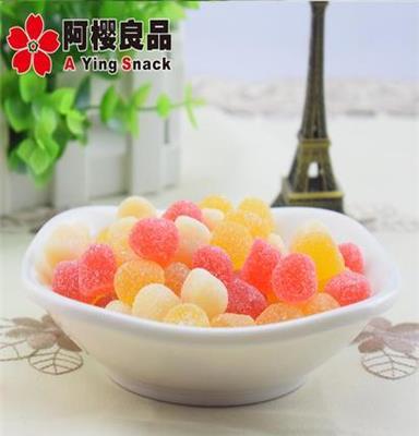 阿樱良品乳酸菌橡皮糖170g*24  原味 草莓味 香橙味  混合