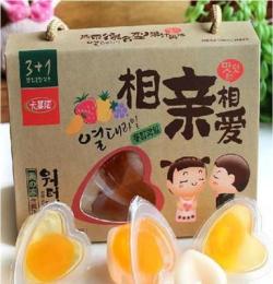 香港卡其诺 相亲相爱 热带综合型果汁果冻布丁 精制礼盒装