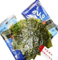 韩国进口干制水产品 两班海苔 营养美味 烟台韩松休闲食品