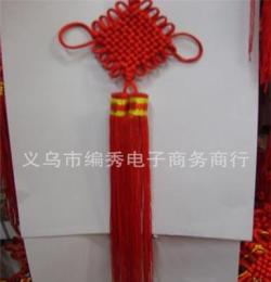 厂家直销 流苏中国结 中国结挂件专用编织小花结双色花结