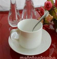 纯白骨瓷欧式咖啡杯套装 红茶杯 陶瓷杯 简约情侣杯 卡布奇诺咖啡