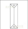 供应水晶灯饰挂件 灯饰水晶挂件 150mm三角条灯饰水晶挂件