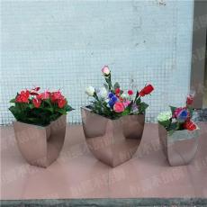 不锈钢方形小花盆，组合花器