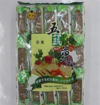 马来西亚原装进口特产 乡村五蔬果薄饼600g 奶素 超酥脆 饼干零食