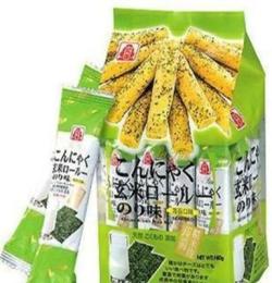 台湾北田糙米卷（海苔）12袋*1组/箱 进口膨化食品批发