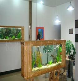 茶几乐彩生态壁挂鱼缸生态挂壁水族画工艺品装饰水族箱定做代理