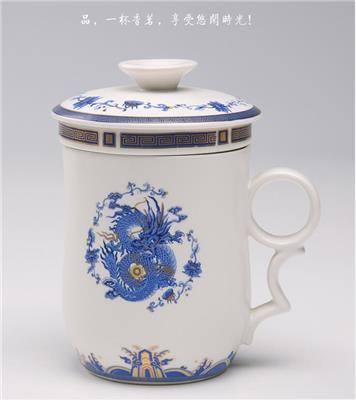 红釉陶瓷茶杯 景德镇陶瓷茶杯厂家