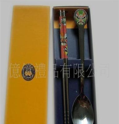 厂家供应不锈钢餐具套装 ，促销礼品兔头不锈钢餐具