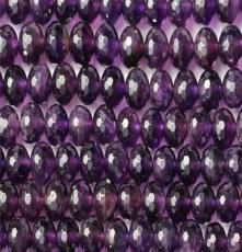 煦尧水晶*天然紫水晶刻面半成品