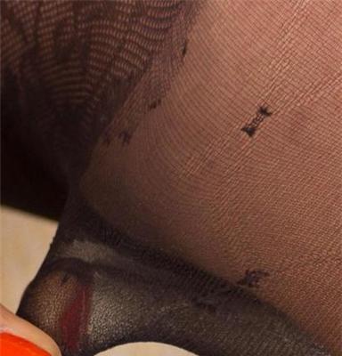 2014春秋女士性感丝袜黑白色超薄纹身大腿蕾丝日系连裤袜子批发