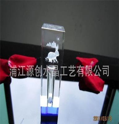 供应k9水晶印章 水晶胎毛印章工艺品 内雕十二生肖印章 印章批发