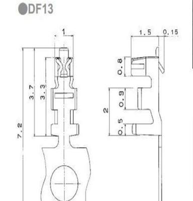 DF13-2630SCFA DF13-2630SCFA(04) DF13镀金端子