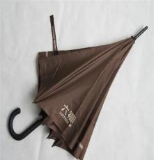 23寸弯柄高品质直杆礼品伞 六福珠宝定制印刷雨伞