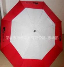深圳最好高尔夫伞　定做30寸8K，双层防风抗，智能高档全玻纤
