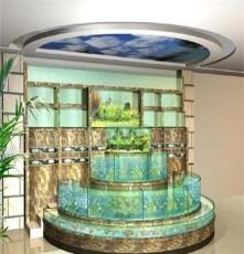 畅销国内 供应水族器材观赏鱼缸 时尚透明海鲜鱼缸