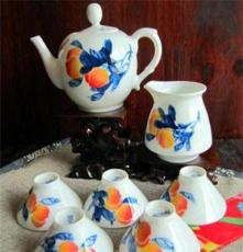 特价供应 手工绘图茶具套装 高档礼品骨瓷茶壶