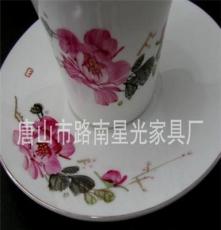 厂家直销高档骨瓷手绘牡丹骨质瓷茶具 礼品定制加logo白胎批发