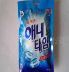韩国食品（批发）/乐天三层润喉糖蓝莓味74g