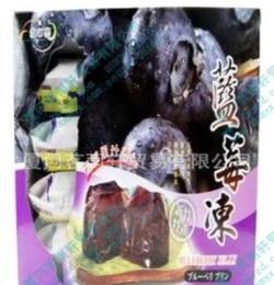 台湾进口食品批发 雪之恋蓝莓冻 Q滑爽嫩 果冻/布丁 休闲零食500g
