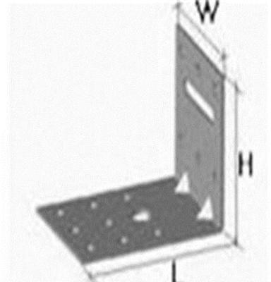 供应木屋金属连接件-L铁件  角码有长孔