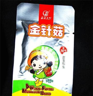 淘宝批发/菇闻天下食用菌系列食品香辣金针菇500g/盒 内含50小袋