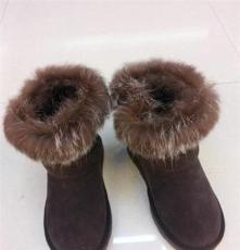 厂家直销新款雪地靴冬季真皮女雪地靴男女款雪地靴皮毛一体 爆款
