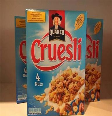 桂格Cruesli混合水果味燕麦片  500g/盒  荷兰进口
