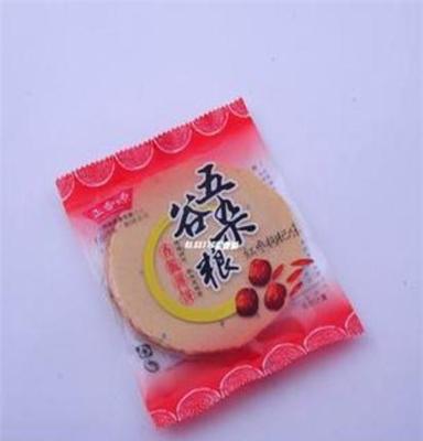 健康食品 厂家批发 正香源五谷杂粮薄饼 无糖薄饼 红枣枸杞饼