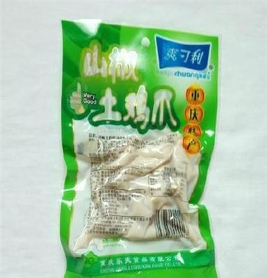 厂价批发重庆特产休闲食品 爽可利泡椒凤爪 山椒鸡爪38g*120袋/箱