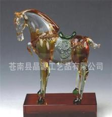 厂家批发彩色水晶马，及各种马年纪念品